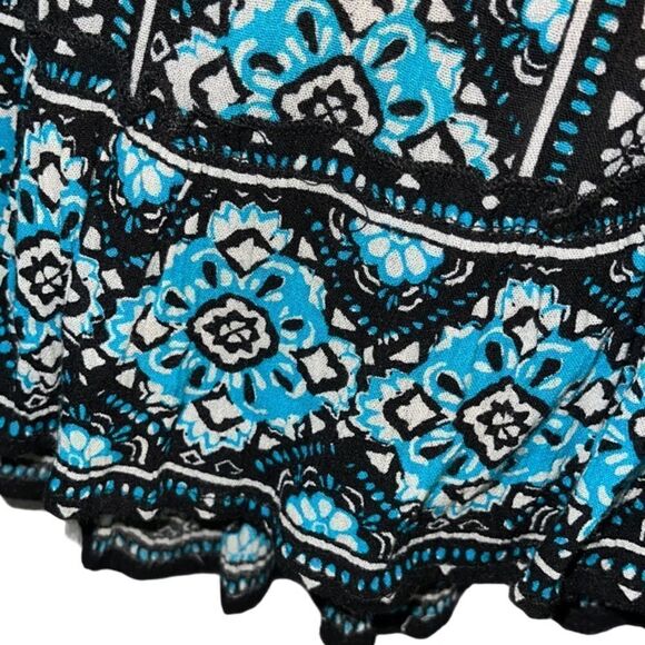 Justice Girl’s Beaded Embroidered Geometric Print Tassel Peasant Dress Size 14 - Picture 10 of 15